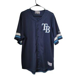 Genuine Merchandise Size L (42-44) Tampa Bay Rays Fan Baseball MLB Jersey